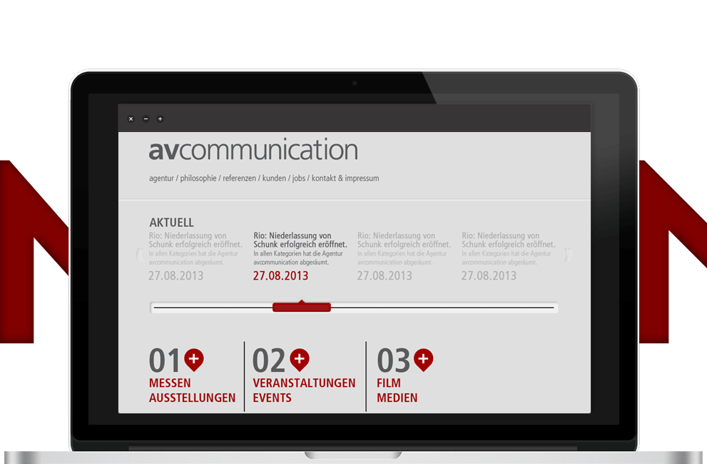 Tablet Ansicht: avcommunication GmbH