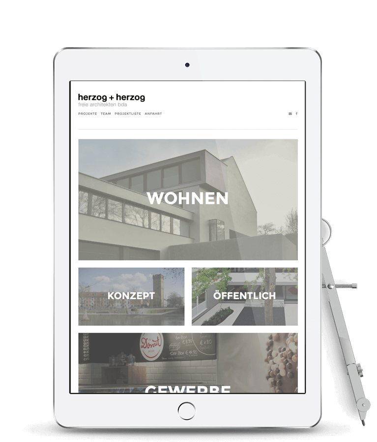Phone Ansicht: herzog + herzog architekten bda Headerbild